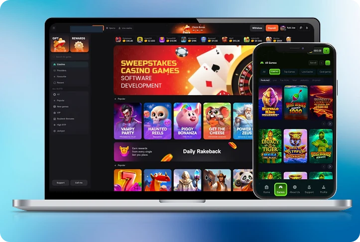 Sweepstakes Casino Games Software Development