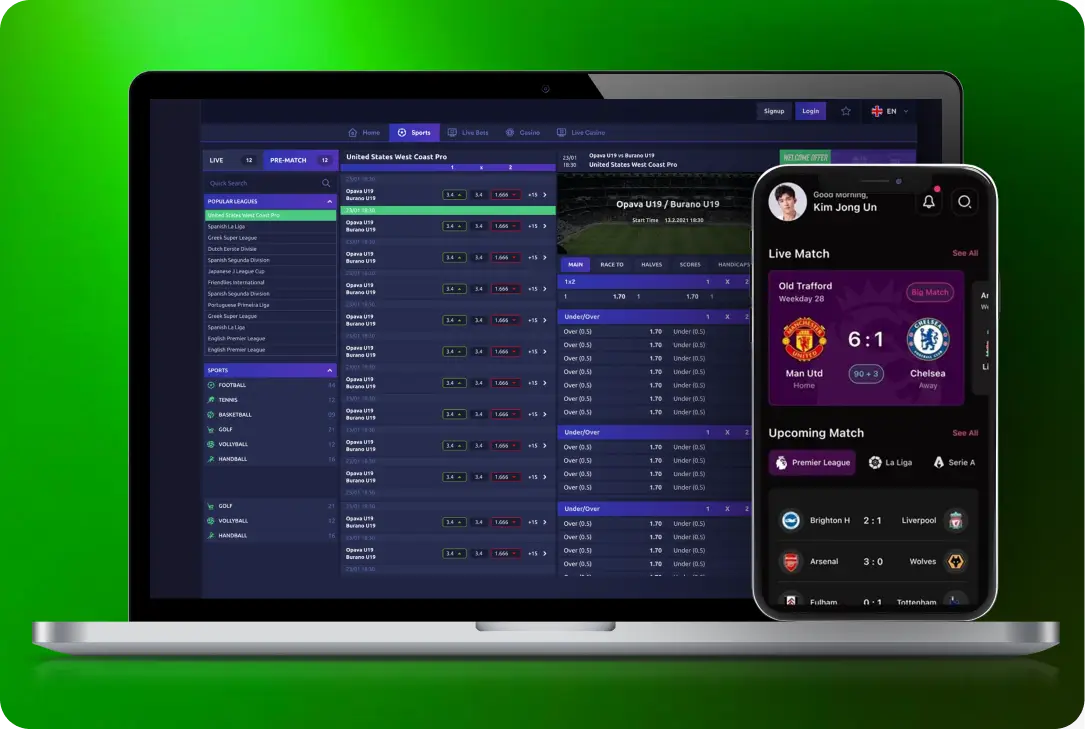 Sportsbook Mobile App and Website Development Solutions