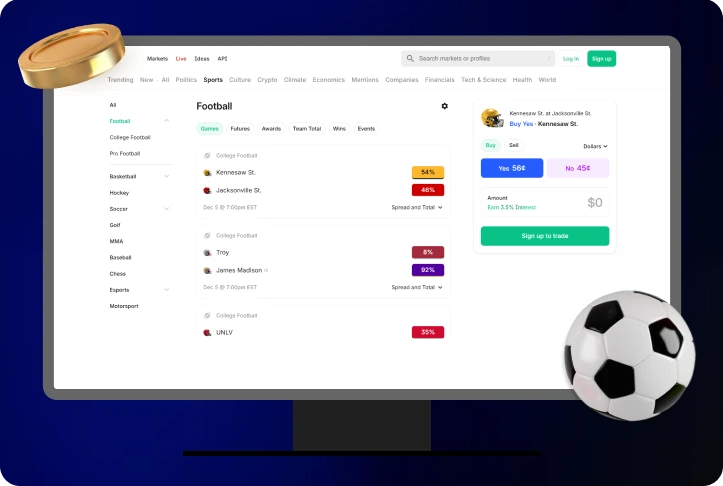 Football Prediction Market Software Development
