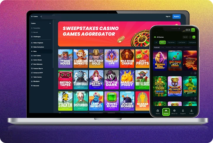 Sweepstakes Casino Games Aggregator