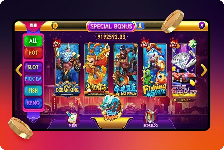 Blue Dragon — Sweepstakes Game Clone by TRUEiGTECH